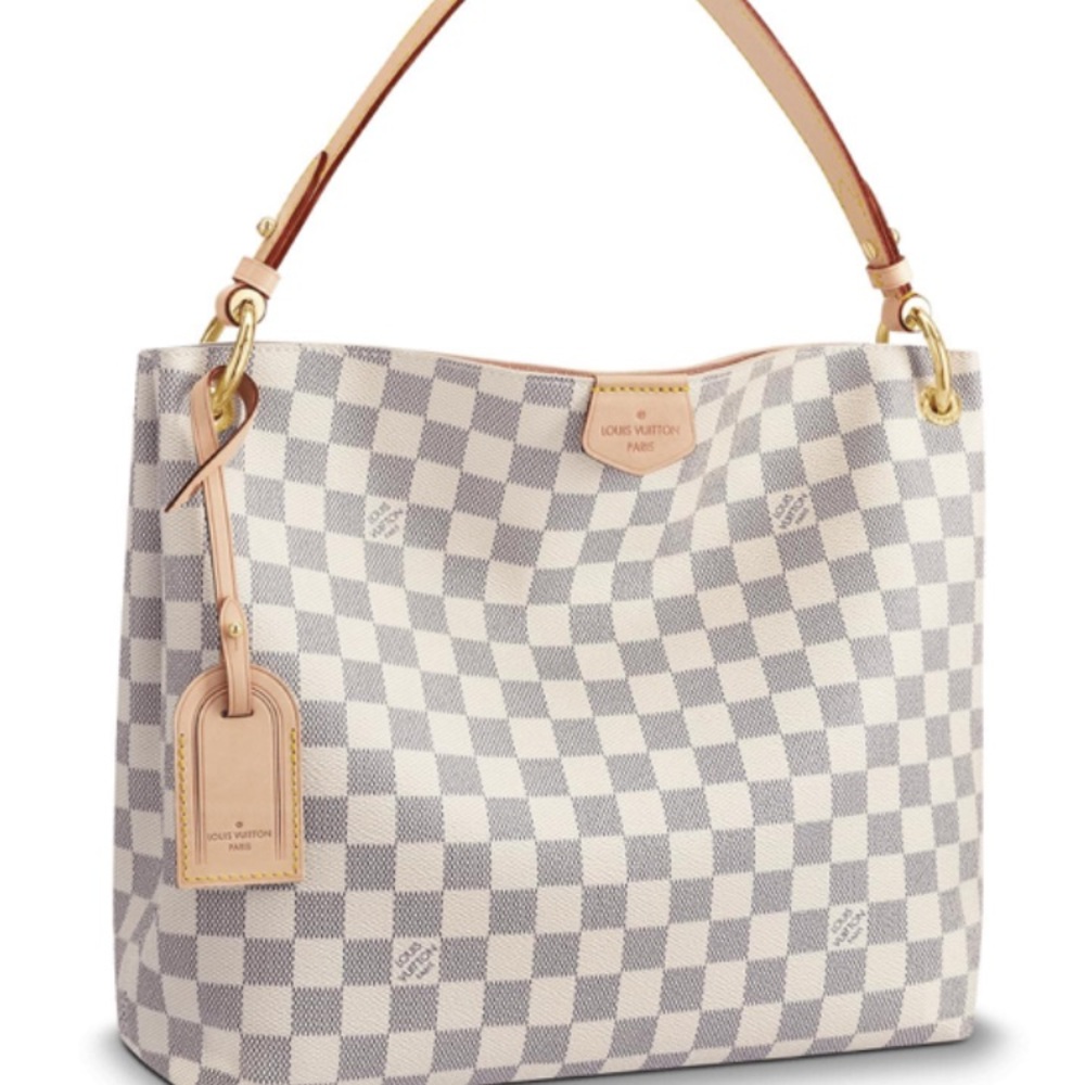 SOLD! Louis Vuitton azur damier graceful pm